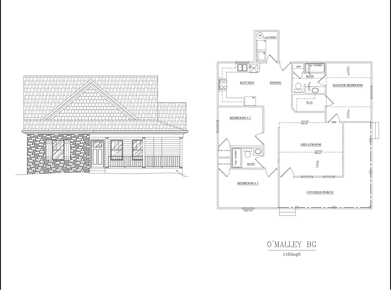 The O'Malley BG floor plan
