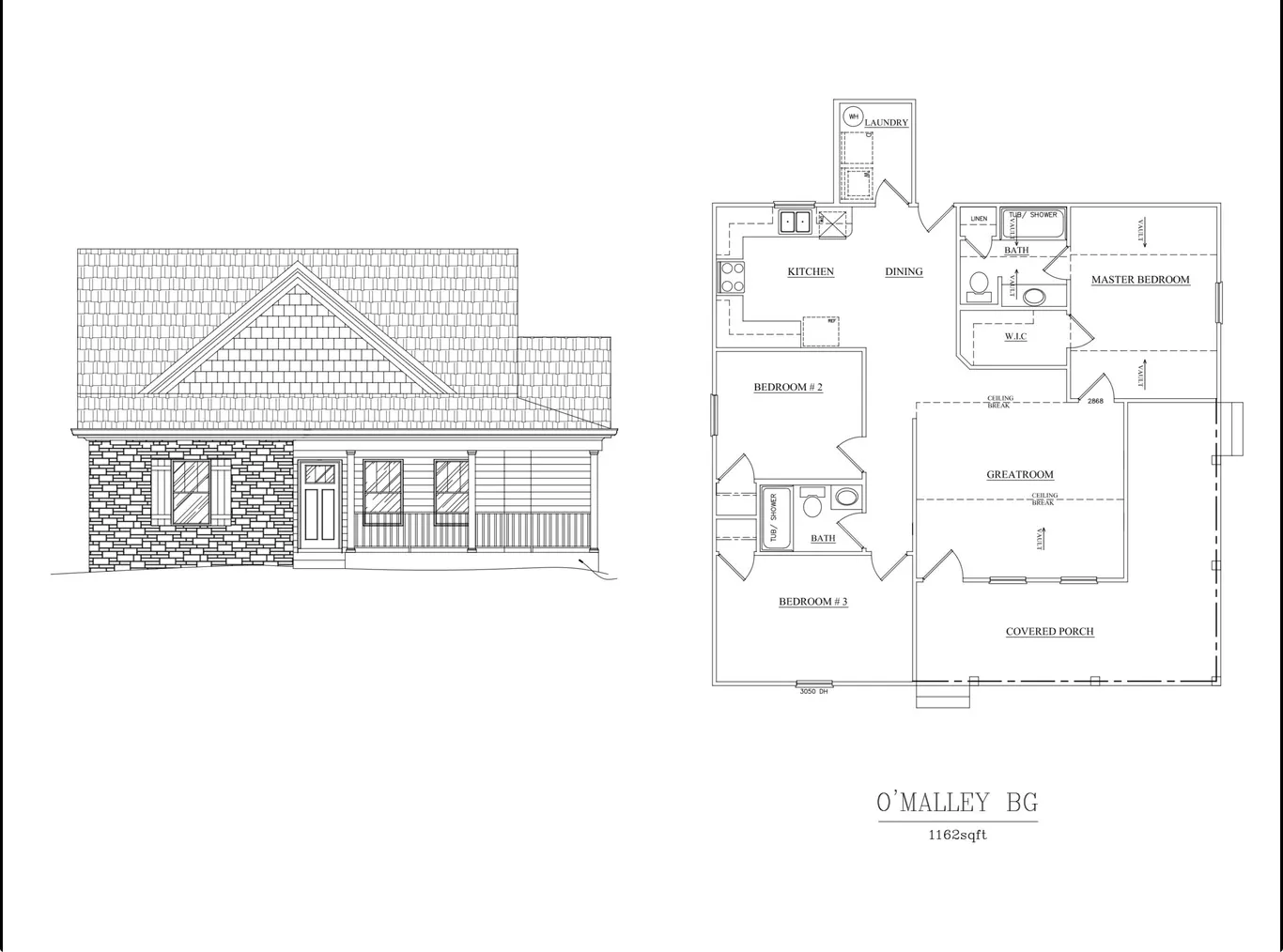 The O'Malley BG floor plan